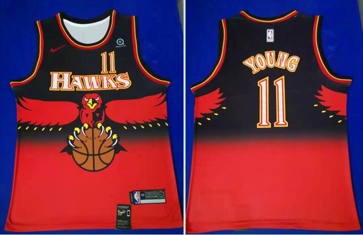 Men Atlanta Hawks #11 Young red New Nike NBA Jerseys->new england patriots->NFL Jersey